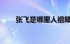 張飛是哪里人祖籍（張飛是哪里人）