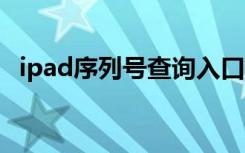 ipad序列號(hào)查詢?nèi)肟冢╥pad3序列號(hào)查詢）