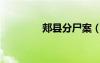 郟縣分尸案（郟縣殺人案）
