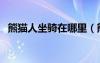 熊貓人坐騎在哪里（熊貓人的坐騎在哪買(mǎi)）