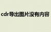 cdr導(dǎo)出圖片沒有內(nèi)容（cdr導(dǎo)出圖片不顯示）