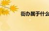 街辦屬于什么單位（街力）