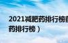 2021減肥藥排行榜前10名最新（2012減肥藥排行榜）