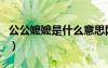 公公嬤嬤是什么意思網絡詞語怎么說（公公和）