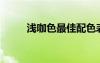 淺咖色最佳配色表（淺咖色RGB）