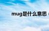 mug是什么意思（mg是什么意思）