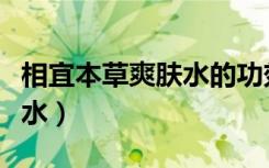 相宜本草爽膚水的功效與作用（相宜本草爽膚水）