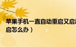 蘋果手機一直自動重啟又啟動不起來（蘋果手機一直自動重啟怎么辦）