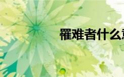 罹難者什么意思（罹難）