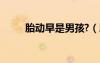 胎動(dòng)早是男孩?（胎動(dòng)早是男孩嗎）